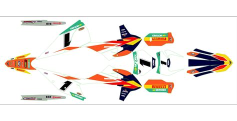 Graphic Kit KTM EXC EXC F 2020 2023 Factory Racing Kitdeco Moto Fr