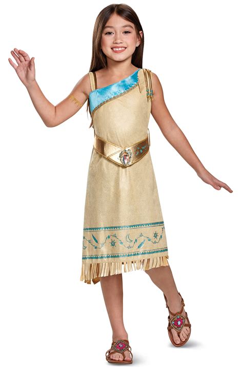 Pocahontas Deluxe Toddler/Child Costume - PureCostumes.com