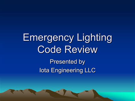 Nfpa 101 Emergency Lighting Shelly Lighting