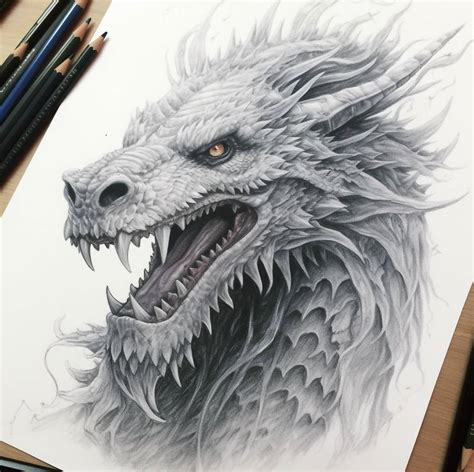 Dragon head sketch 58 by smash1000 on DeviantArt