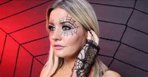 This Spiderweb Eye Makeup Tutorial Is So Creepy Cool Popsugar Beauty