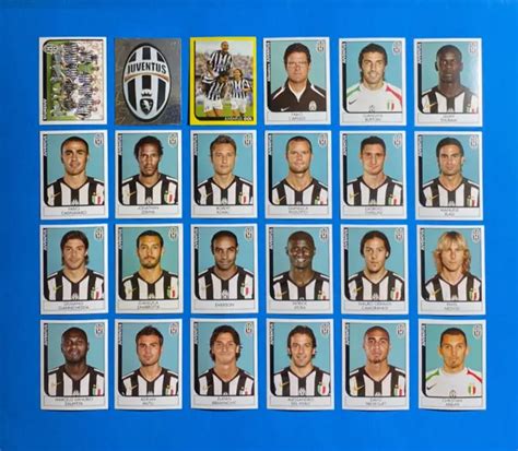 FIGURINE CALCIATORI PANINI 2005 06 Squadra Completa Juventus 24