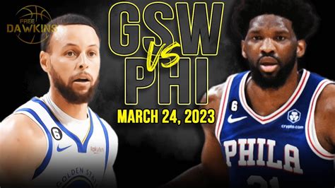 Golden State Warriors Vs Philadelphia 76ers Full Game Highlights