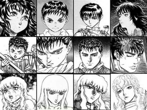 Caska Gutts And Griffith Berserk Berserk Mangá Anime