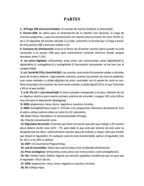 Tarjeta Arduino PDF