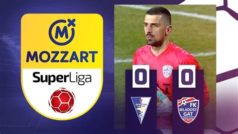 Mozzart Bet Super liga 2022 23 26 kolo SPARTAK ŽK MLADOST GAT 0 0