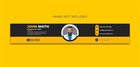 Professionelle Youtube Banner Cover Psd Vorlage Premium Psd Datei