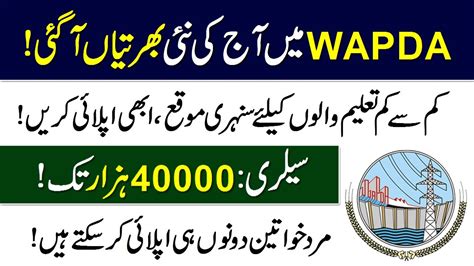 Water Power Development Authority WAPDA Job Opportunities 2023