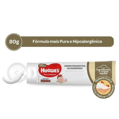 Creme De Assaduras Huggies Puro E Natural