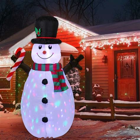 Ft Christmas Inflatables Snowman Blow Up Yard Decorations Built In