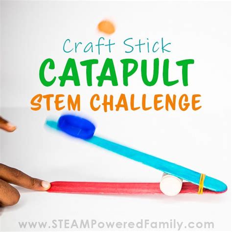 Build A Popsicle Stick Catapult Stem Challenge Popsicle Stick