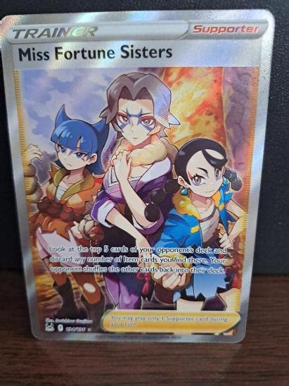 Pokémon Karta Trainer Miss Fortune Sisters 194196 Lost Aukro