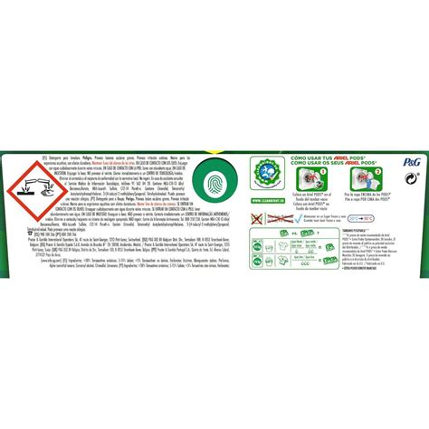 Detergente En C Psulas Ariel Extra Poder Oxi Caja Dosis