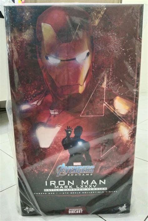 Avengers Endgame Hot Toys Iron Man Mark 85 Battle Damaged Version Hobbies Toys Toys