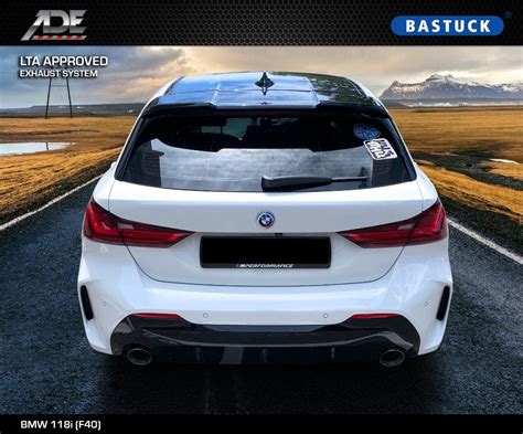 BASTUCK LTA APPROVED EXHAUST SYSTEM ON BMW 118i F40 Car Accessories