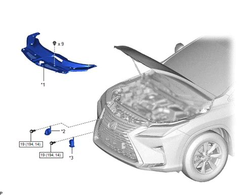 Lexus Rx Rx 350l Rx450h 2016 2024 Repair Manual Horn Horn