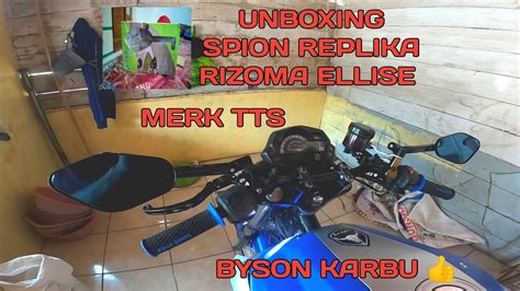 UNBOXING SPION TTS ELLISE MODEL RIZOMA YAMAHA BYSON Motovlogdesa