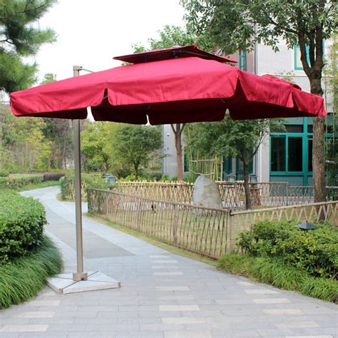 Commercial outdoor umbrellas Rome umbrella large terrace shed square ...