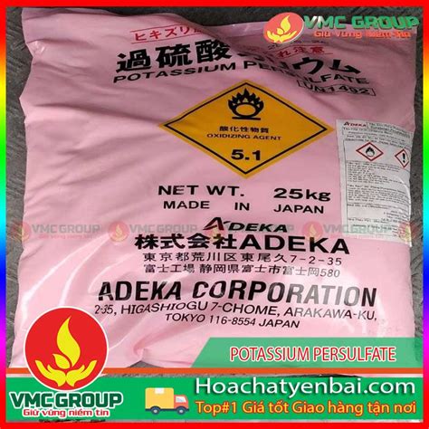 Potassium Persulfate K2s2o8 HÓa ChẤt YÊn BÁi™ GiÁ LuÔn RẺ NhẤt Vmcgroup