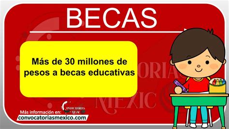 M S De Millones De Pesos A Becas Educativas