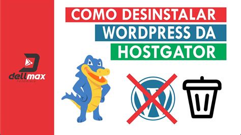 Como Desinstalar Wordpress Na Hostgator Youtube