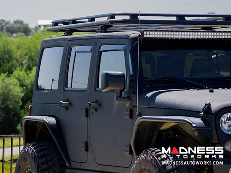 Jeep Wrangler Jk Side Window Air Deflectors Front Rear Full Size