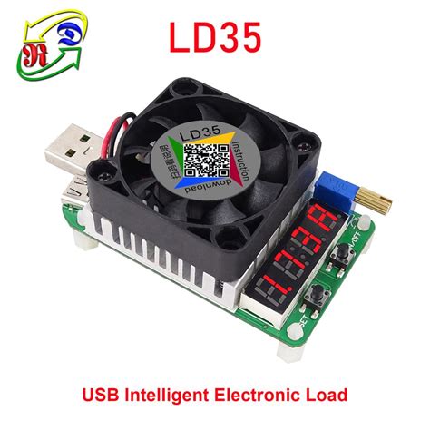 RD LD35 Constnt Current Load Resistor USB Interface Discharge Battery