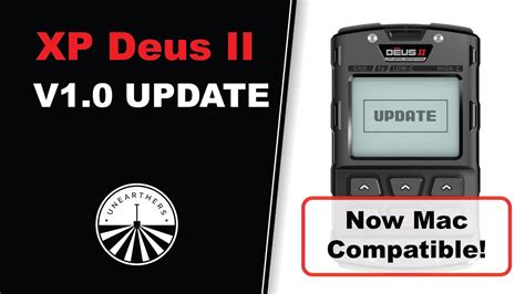 BREAKING XP Deus 2 Update V1 0 Has Arrived Update Deus II USING A MAC