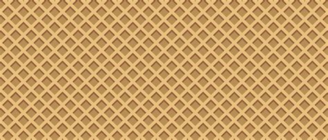 Seamless Realistic Wafer Pattern Wafer Background Ice Cream Cone