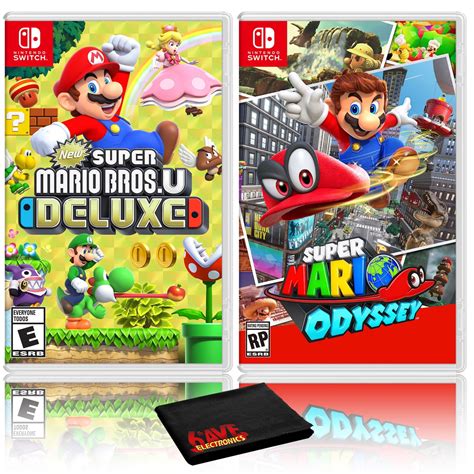 New Super Mario Bros. U Deluxe + Super Mario Odyssey - Two, Nintendo ...