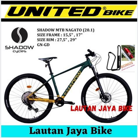 Jual Sepeda Gunung Mtb Shadow Nagato Rem Hidrolik Operan Gigi 12 Speed