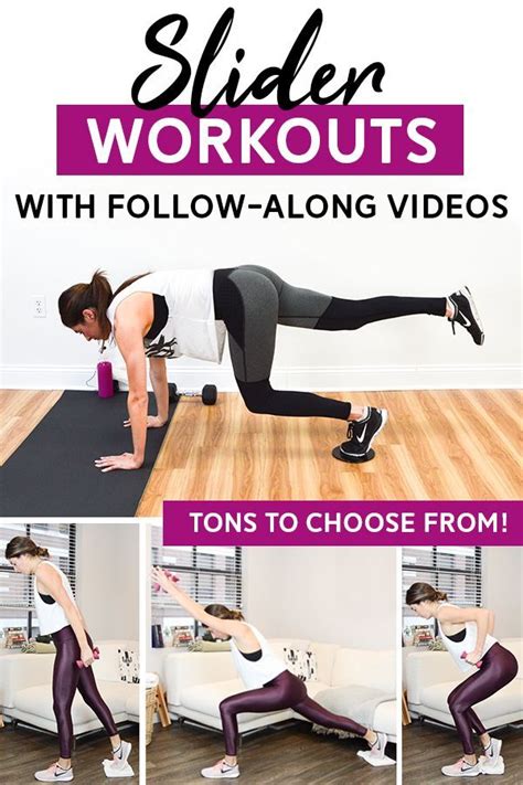 Choose From Tons Of Different Free Slider Workout Videos Follow Along