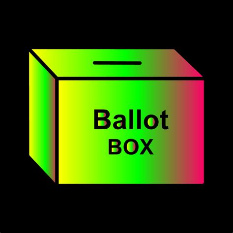 Ballot Box Vector Icon 21442632 Vector Art at Vecteezy