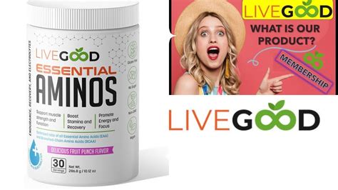 Essential Aminos Livegood Product Youtube