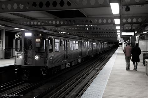 chicago el train platform eric bowers photoblog