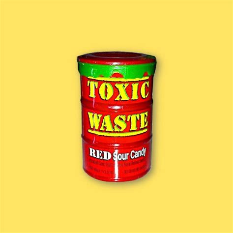 Toxic Waste Red Drum Mr Simms Sweet Shop