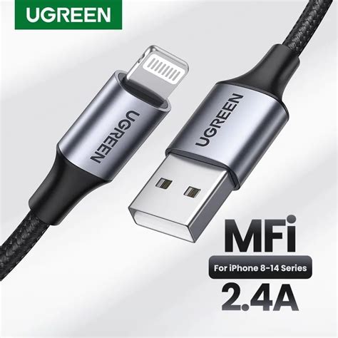 Jual Ugreen Kabel Data Iphone Lightning Mfi 5 6 7 8 X Xr Xs Fast
