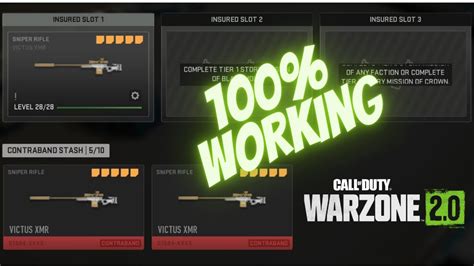 Insured Weapon Dupe Dmz Glitch Warzone Season Warzone Dmz