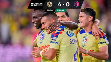 América Golea A St Louis City En Debut Y Avanza En La Leagues Cup 2023