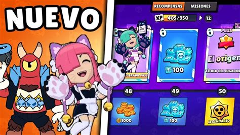 🔥nuevo Brawl Pass Con Nuevas Skins Y Nuevas Recompensas Gratis En