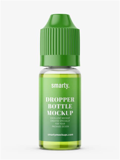 Transparent Dropper Bottle Mockup Smarty Mockups