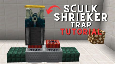 1 20 Sculk Shrieker TNT Minecart Trap Tutorial Targeted To Player