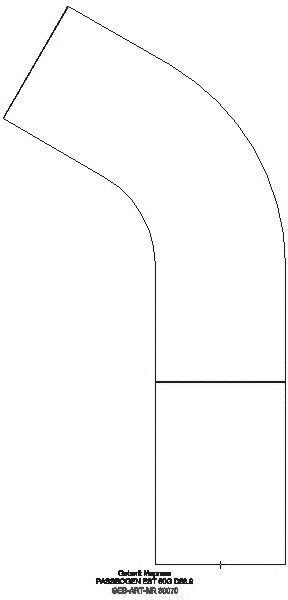 CAD Detail GE Mapress Edelstahl Passbogen 60Gr D88 9 30070 A