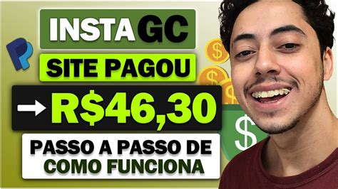 Instagc Veja Como Funciona Esse Site Que Paga Em D Lar No Paypal