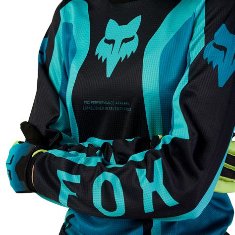 Fox Womens Ballast Jersey Maui Blue Tracktion Motorcycles