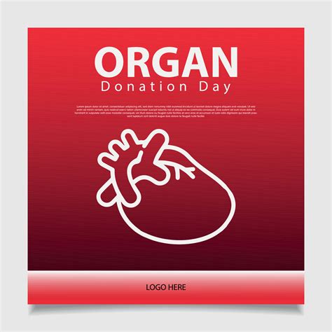 Organ Donation Day Banner Design 8694540 Vector Art At Vecteezy