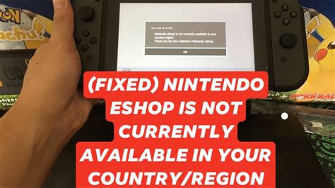 How To Fix Nintendo Eshop Not Available In Your Current Country