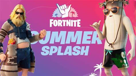 Fortnite Summer Splash Legends Trailer Youtube