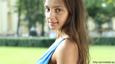Maria Ryabushkina P Brunette Blue Dress Women Hd Wallpaper