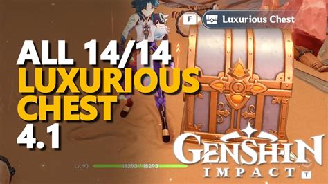 All Fontaine Luxurious Chests Genshin Impact Youtube